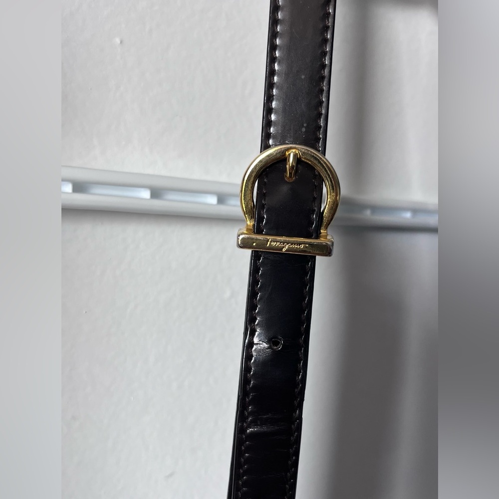 Salvatore Ferragamo Dark Brown Handbag - Picture 7 of 12